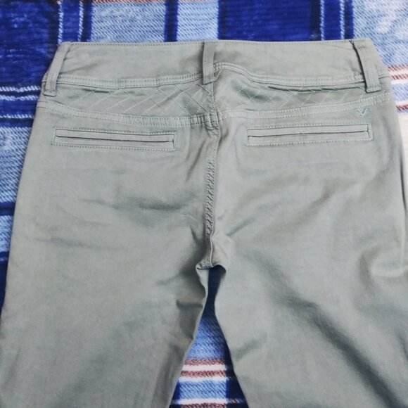 American Eagle Outfitters Super Stretch Moto Jeans Size 0 - Picture 4 of 10